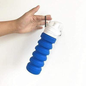 XeuLi - Folding Collapsible Silicone 16 fl oz / 500ML Water Bottle BPA-Free