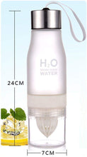 Load image into Gallery viewer, Transhome Creative Fruit Juice Infuser Water Bottle 650ml PBA-free Plastic