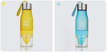 Load image into Gallery viewer, Transhome Creative Fruit Juice Infuser Water Bottle 650ml PBA-free Plastic