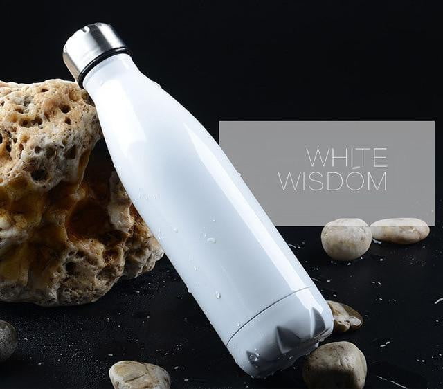 The Aqua Grail - Stainless Steel Double-Wall Vacuum Flask Soda-pop Style Water Bottle