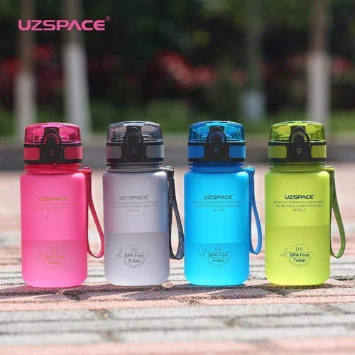 UZSPACE 350ml Sports Water Bottle Kid Eco-friendly Plastic Leak Proof Tour Bottle BPA Free