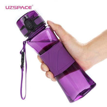 Load image into Gallery viewer, UZSPACE Shaker Sports Water Bottles Creative Drink Camping Tour My Bottle for Water 350/500ml Plastic Tritan Drinkware BPA Free