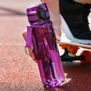 UZSPACE Sport Water Bottle 400/500/800/1000ml Portable Leakproof Outdoor Bicycle Shaker Fruit Tea Infuse Drink Bottle For Water Plastic BPA Free