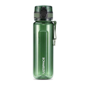UZSPACE Sport Water Bottle 400/500/800/1000ml Portable Leakproof Outdoor Bicycle Shaker Fruit Tea Infuse Drink Bottle For Water Plastic BPA Free