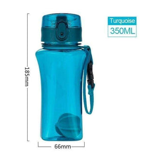 UZSPACE New 350&500ml Sport Water Bottle Creative Portable Sports Camping Tea juice Tritan Plastic Drinkware My Bottle for Water